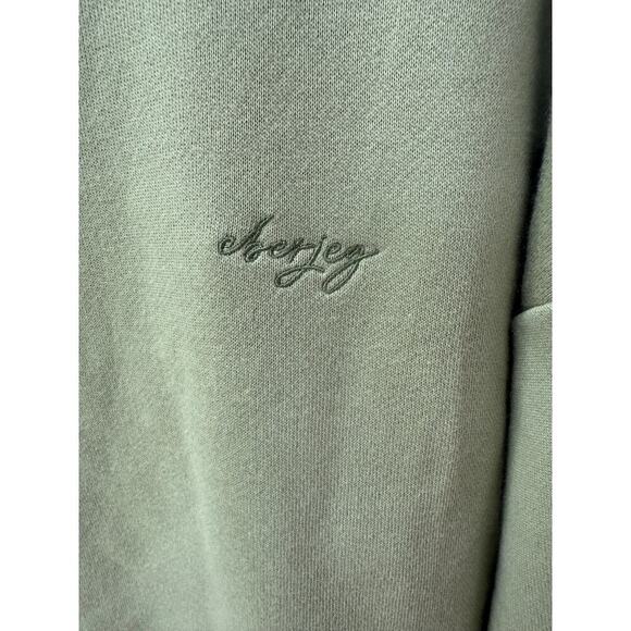 Eberjey Women's Green Long Sleeve Crew Neck Sweatshirt (Size Missing) - Picture 4 of 4